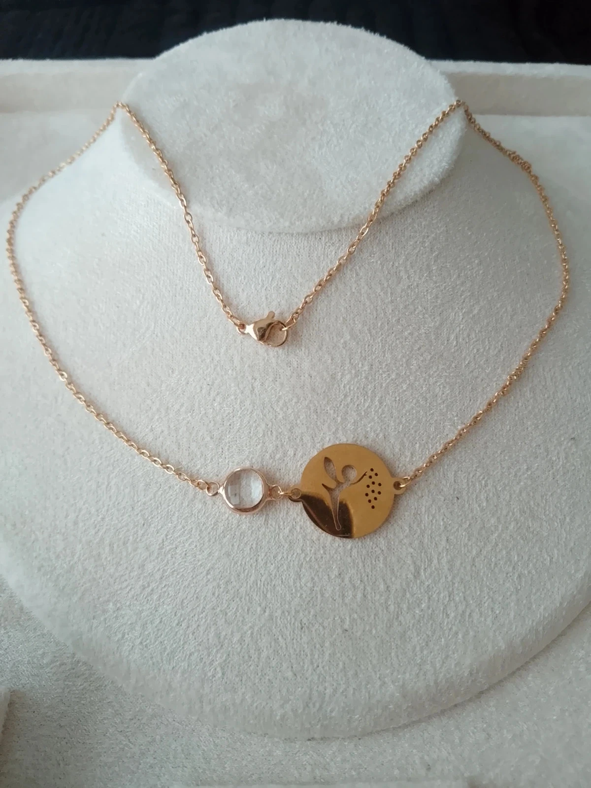 Kristal fee ketting en kwarts steen – photo 3